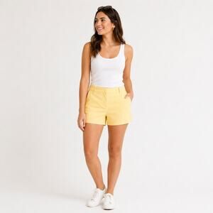 J.Crew Factory 5" Classic Chino Cotton Short Yellow Size 8 NWT